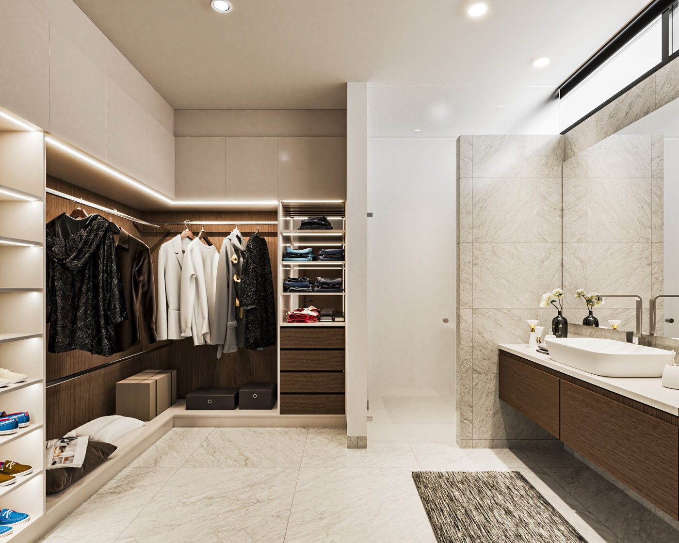 Walk-in closet